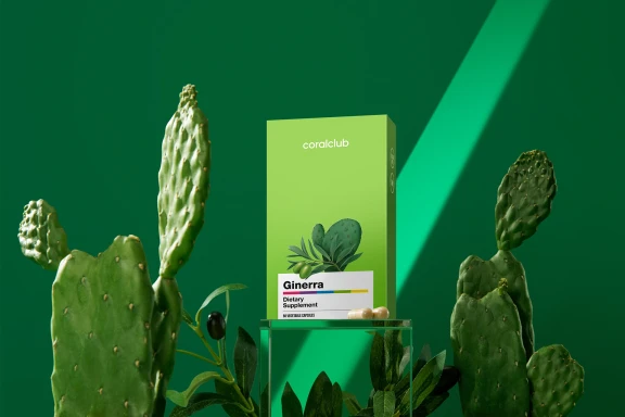 Ginerra – complemento alimenticio. Peso neto: 27 g.