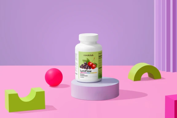 LymFlow – complemento alimenticio. Peso neto: 53 g.